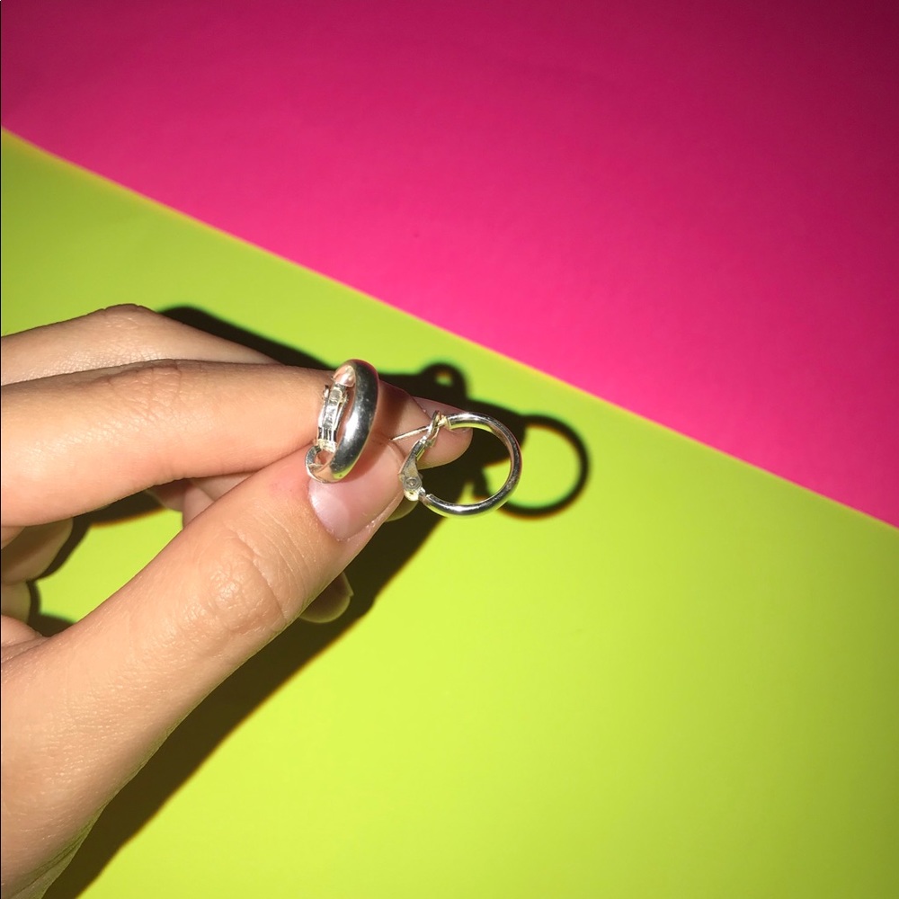 small hoop earrings